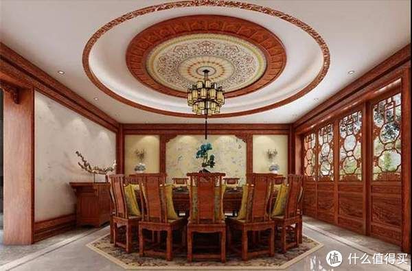 中式|见过了世界,才懂中式风最美,215㎡红木别墅,入户诗情又画意