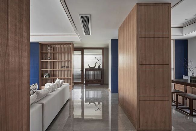 四室三厅新中式设计风格住宅，增添空间静怡之美|黄石装修| 桃木