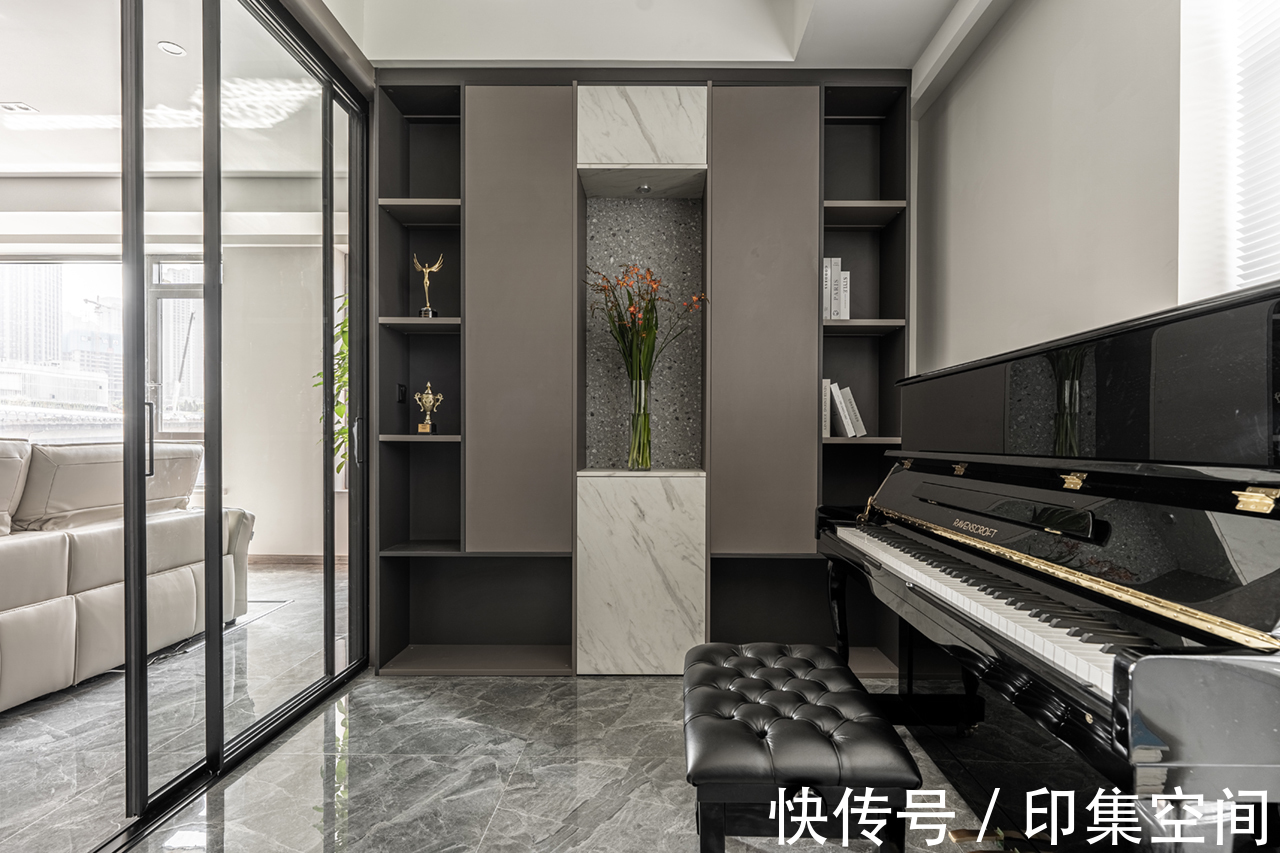 书房|200㎡的现代轻奢——最好的生活