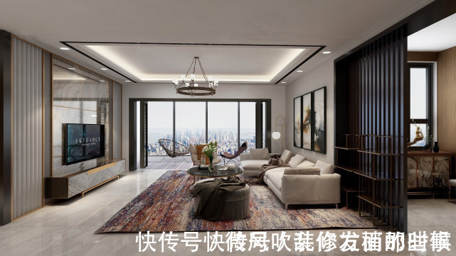 新中式风|145平简洁明快的新中式风,这样设计既传承又创新