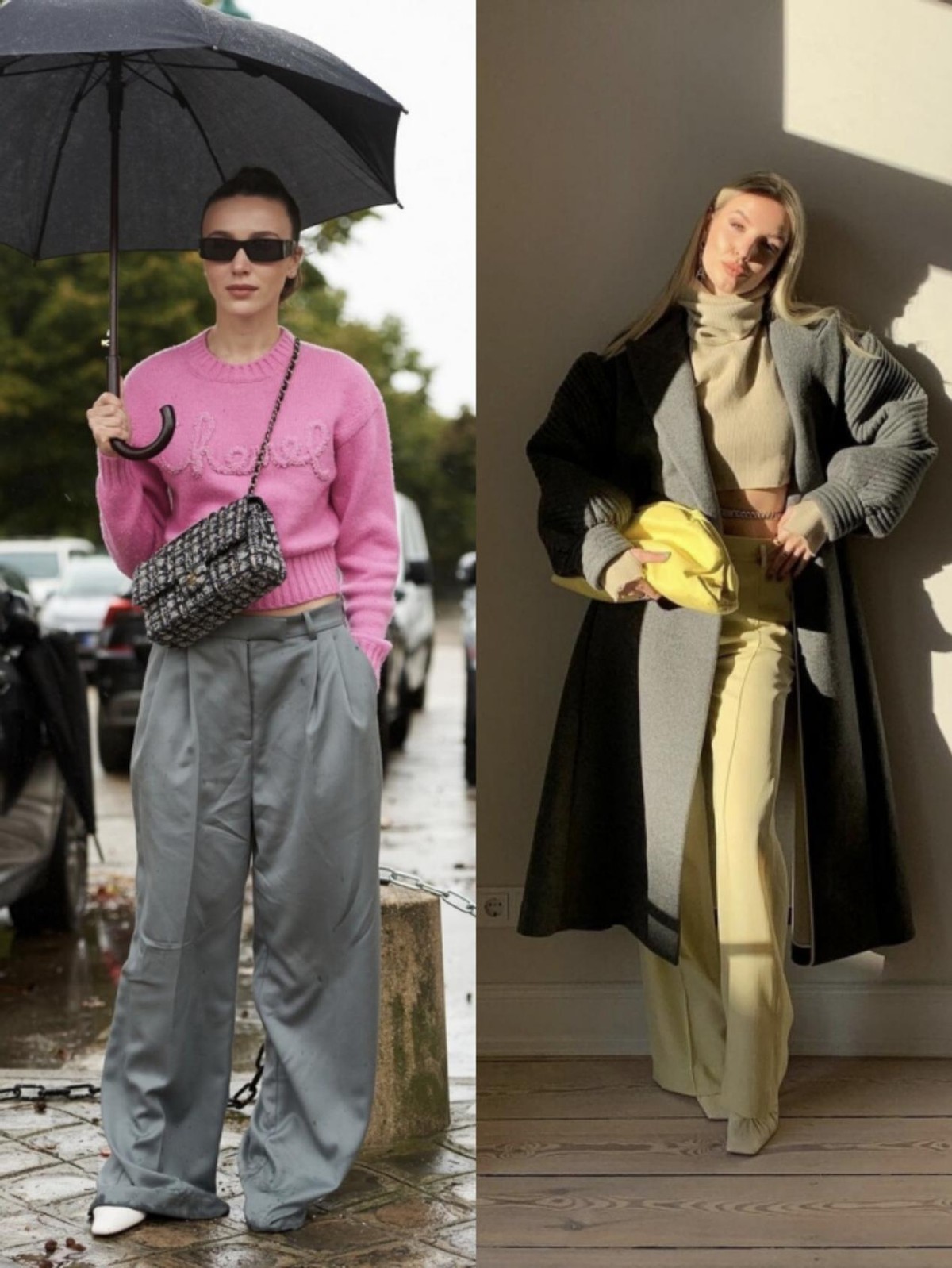 阔腿 一年四季都常见的阔腿裤, 有品位的女人都在穿, 和4种搭配很经典