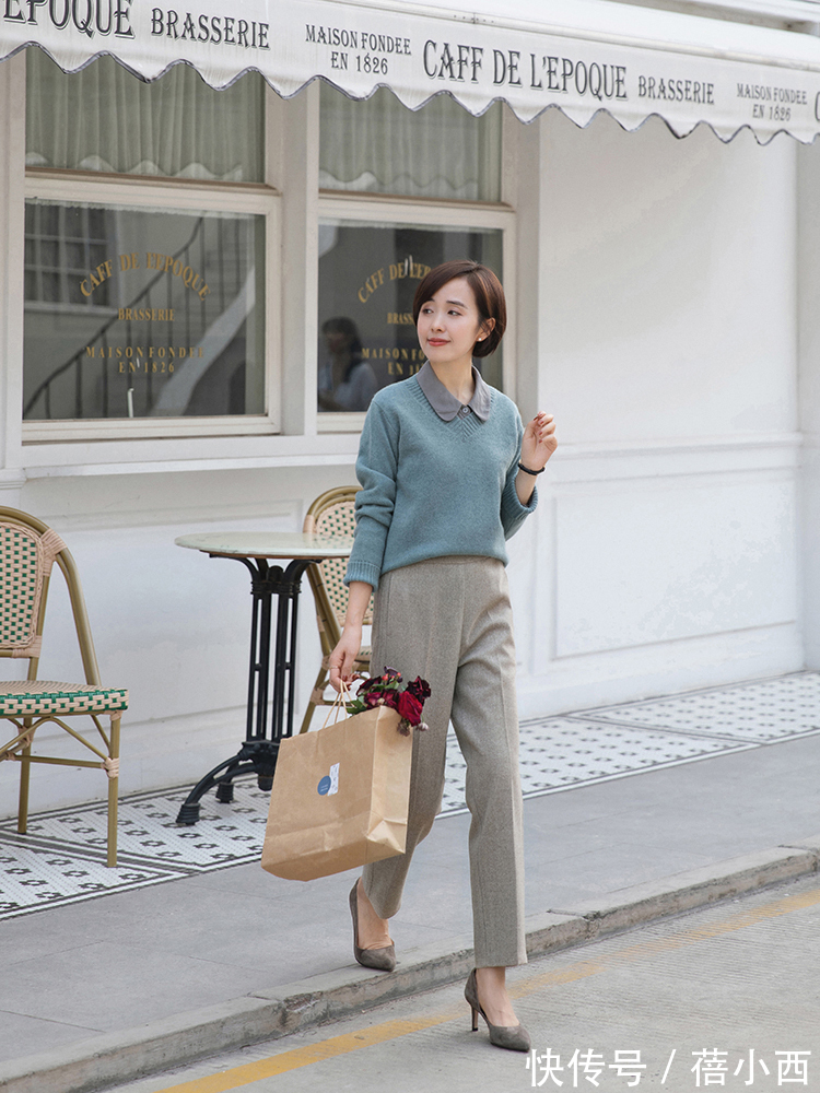 one 衣品比长相重要,把“西裤”穿到极致的女性,“高级感”扑面而来