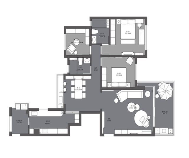 空间|145平现代简约风,简约中求艺术,你喜欢吗?