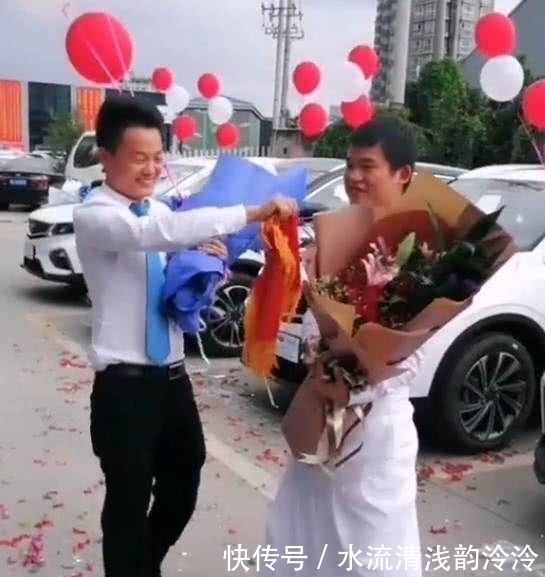 奇闻|奇闻：一场豪华的婚礼，新郎购置六辆豪车送女神，揭开面纱却蒙了