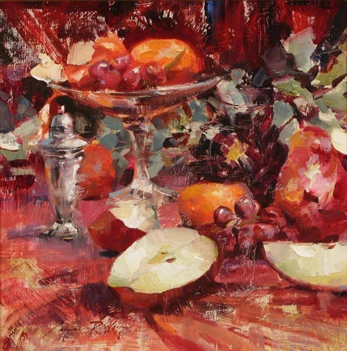 jeffrey|他的油画笔触粗犷又细腻，透着一种不可言说的美