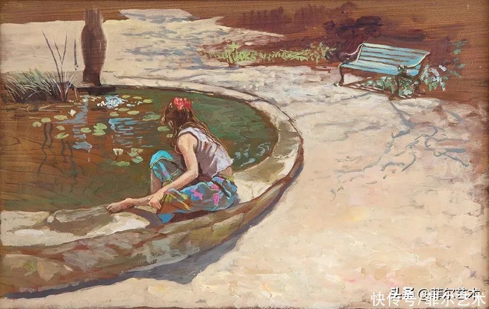 moments@她用真情捕捉生活的瞬间智利画家兰迪亚女性人物油画作品欣赏