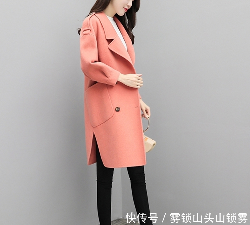 建议|建议大家:大衣下面别穿小脚裤,显矮!瞧她这样穿,小个子也显高