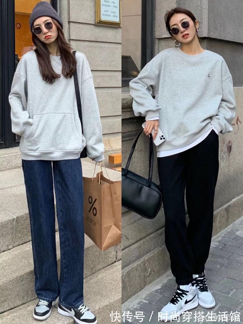 tips|天凉了别穿得太单薄,建议备上这几款卫衣,搭裤子、裙子都好看