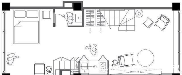 熨烫板|晒晒朋友的33㎡单身公寓,全屋定制柜子,这空间利用真是绝了!
