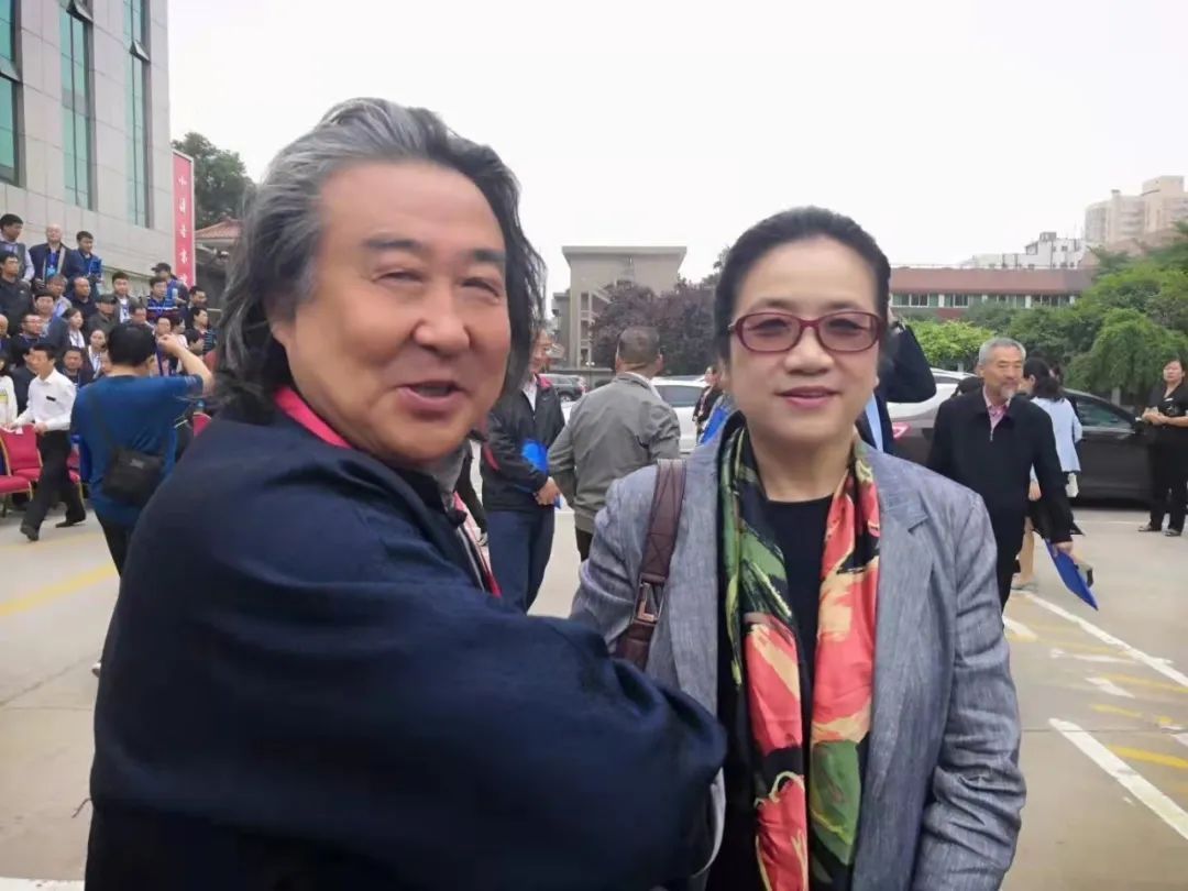 杨大眼造像@中西结合笔传情·锐意创新始通神——张山绘画人物山水艺术新貌