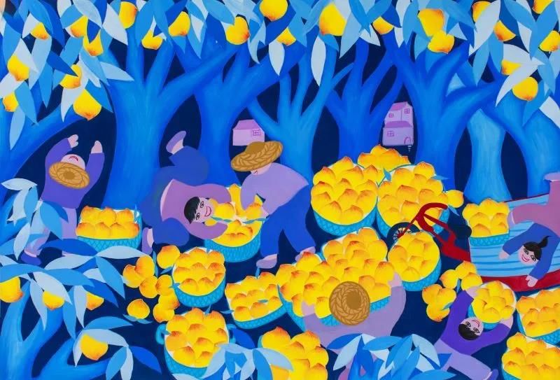 龙腾狮舞|文化走亲 云端悦展 嘉善姚庄农民画颂新时代