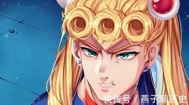 版本#各个版本不同画风的月野兔,看到路飞版本的水手月,我被逗笑