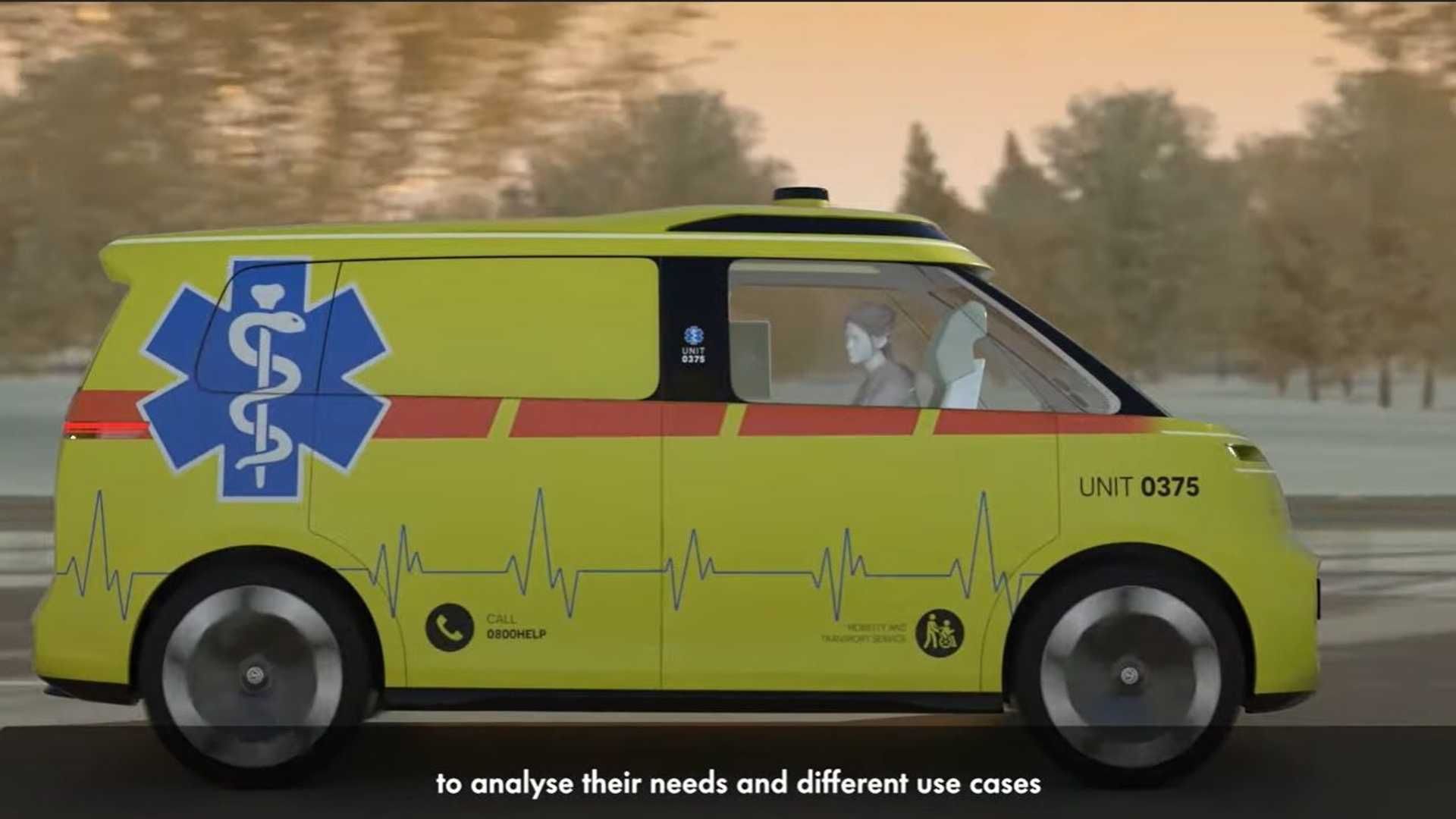 自动驾驶|大众发布自动驾驶救护车！基于ID.Buzz打造，展望未来救护