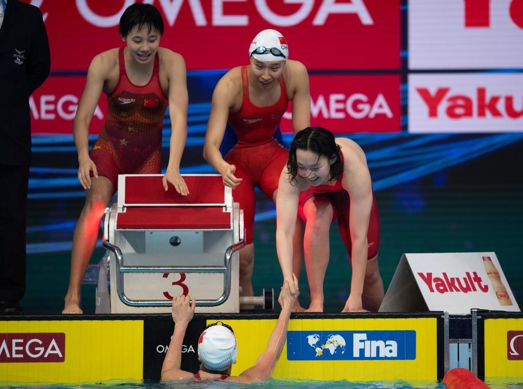 国际泳联|阿布扎比短池世锦赛：中国队夺得女子4×200米自由泳接力铜牌