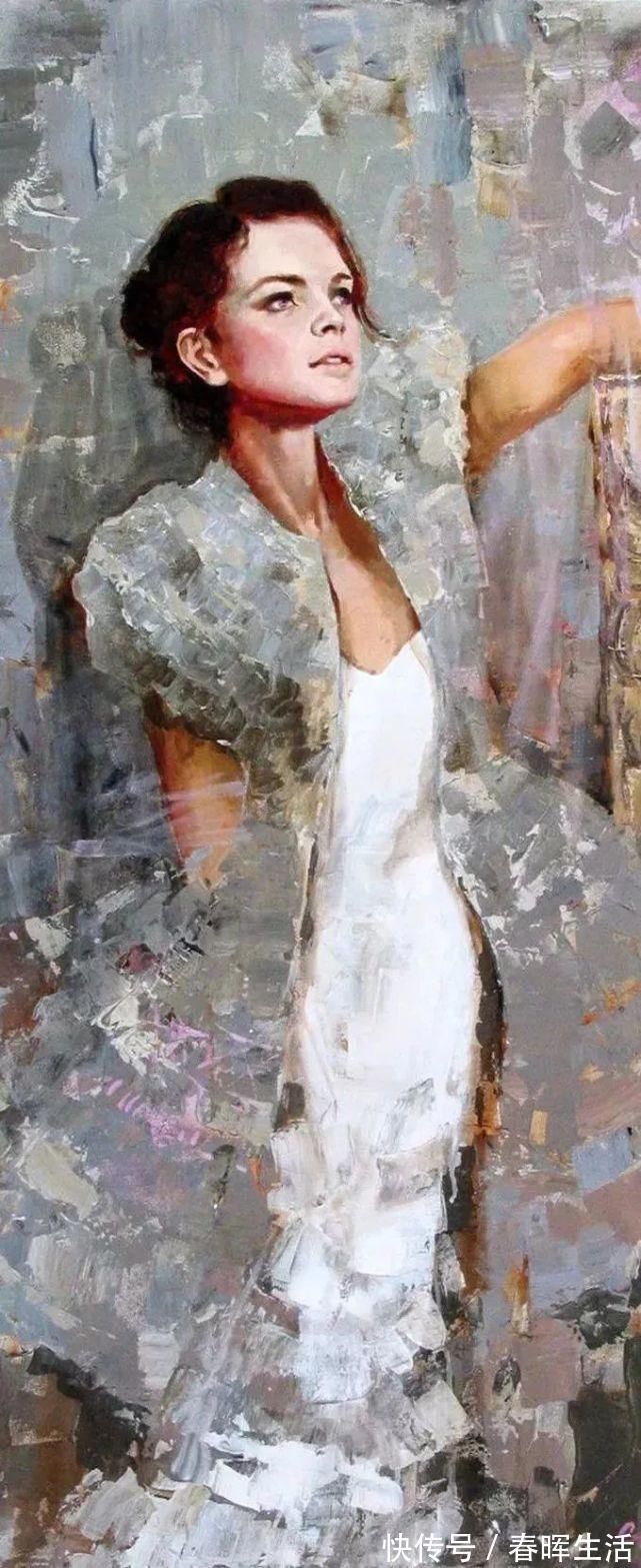 irene@她的油画有一种惊艳脱俗的美,乌克兰天才女画家艾琳·谢里