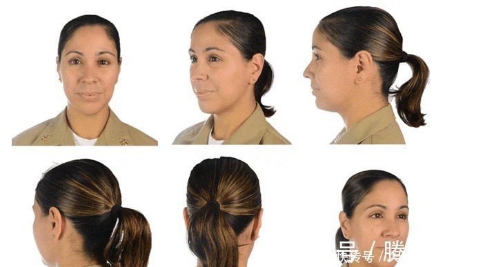 发髻|美军女兵发型,总计23种,波波头、锁子头、垄沟辫,还能扎马尾