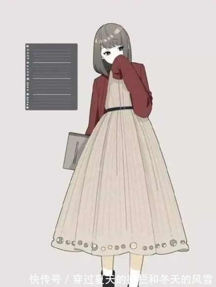 可爱|学习工具拟人化,圆规化身长裙少女,便利贴少年好帅