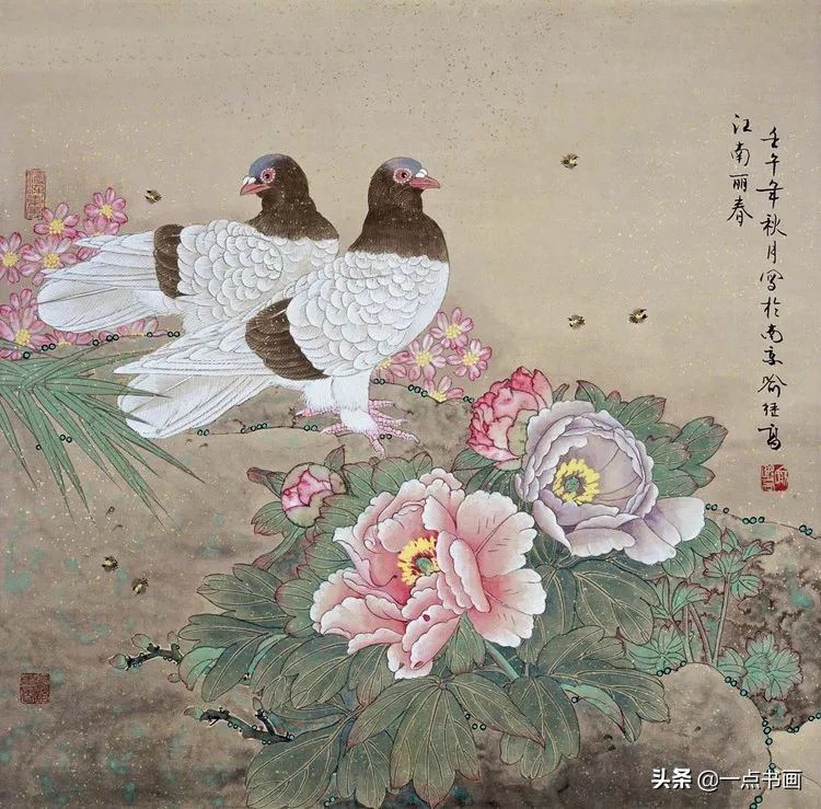 鸽子&喻继高笔下的鸽子，静雅秀丽