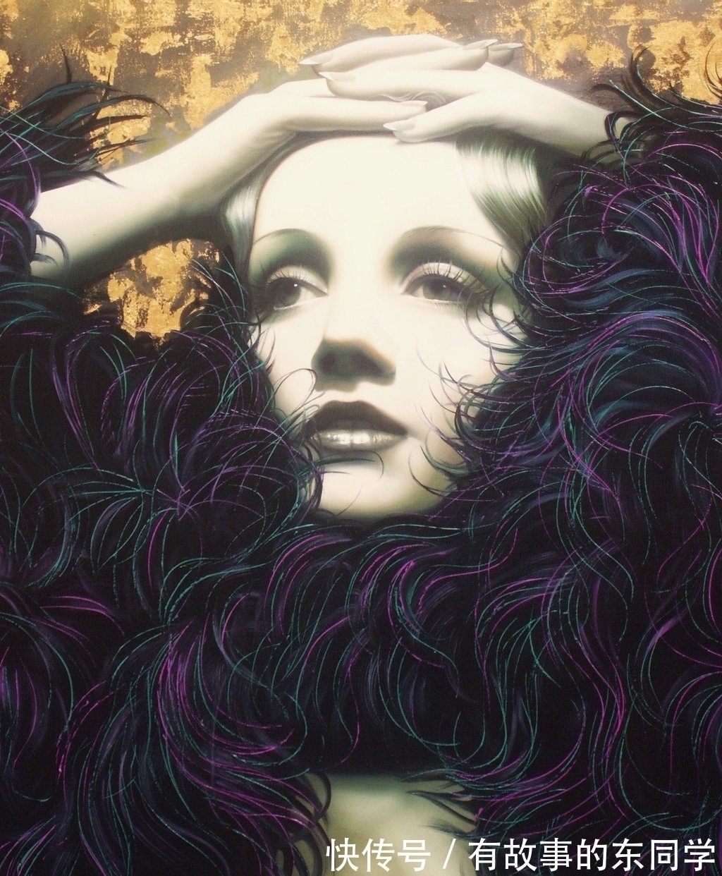 克洛斯#终极性感唯美,极致细节刻画——大师级别老奶奶的超写实神作