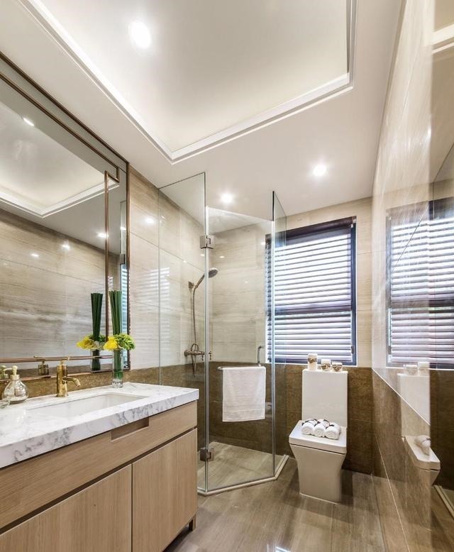 轻奢风|轻奢风格设计,120㎡装修效果明艳四方,越看越有格调!