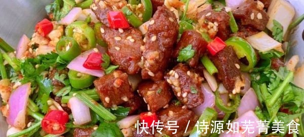 黑胡椒|麻辣凉拌牛肉粒!