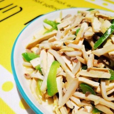 肉丝|杏鲍菇炒豆干最香的吃法，让我连吃了三碗饭