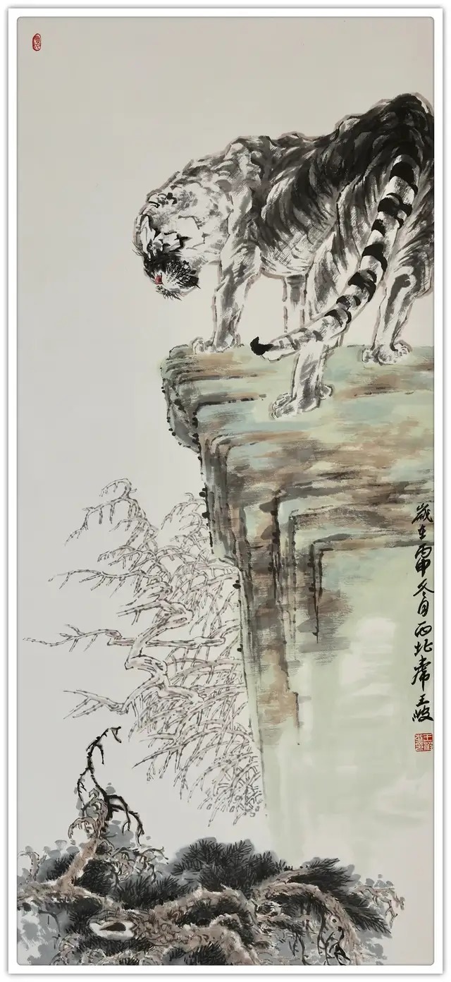 贺岁#【名家贺岁】书画家王波:2022虎年新春特刊