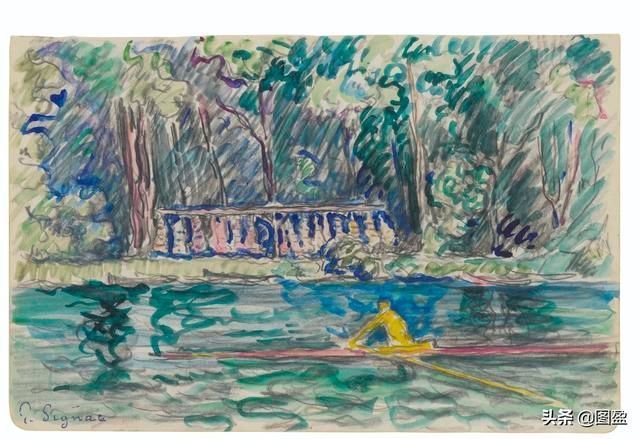 印象派|西尼亚克法国新印象派画家,曾与修拉合作,帮助了印象派的发展