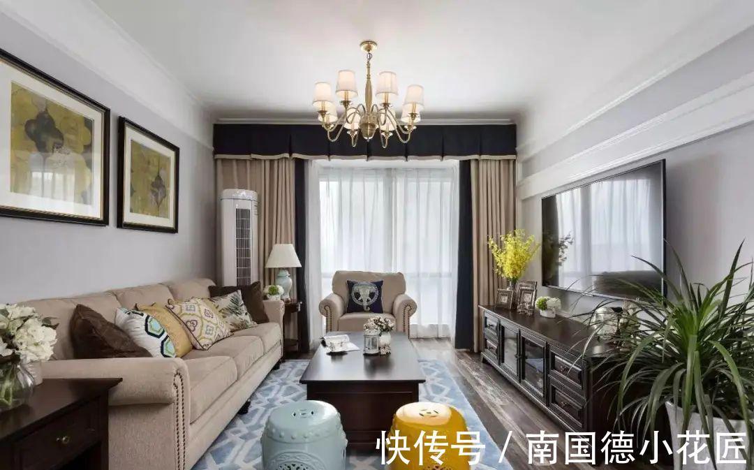 收纳|在上海买的新家，110平美式，朋友说一看我的小鼓凳就萌翻了！