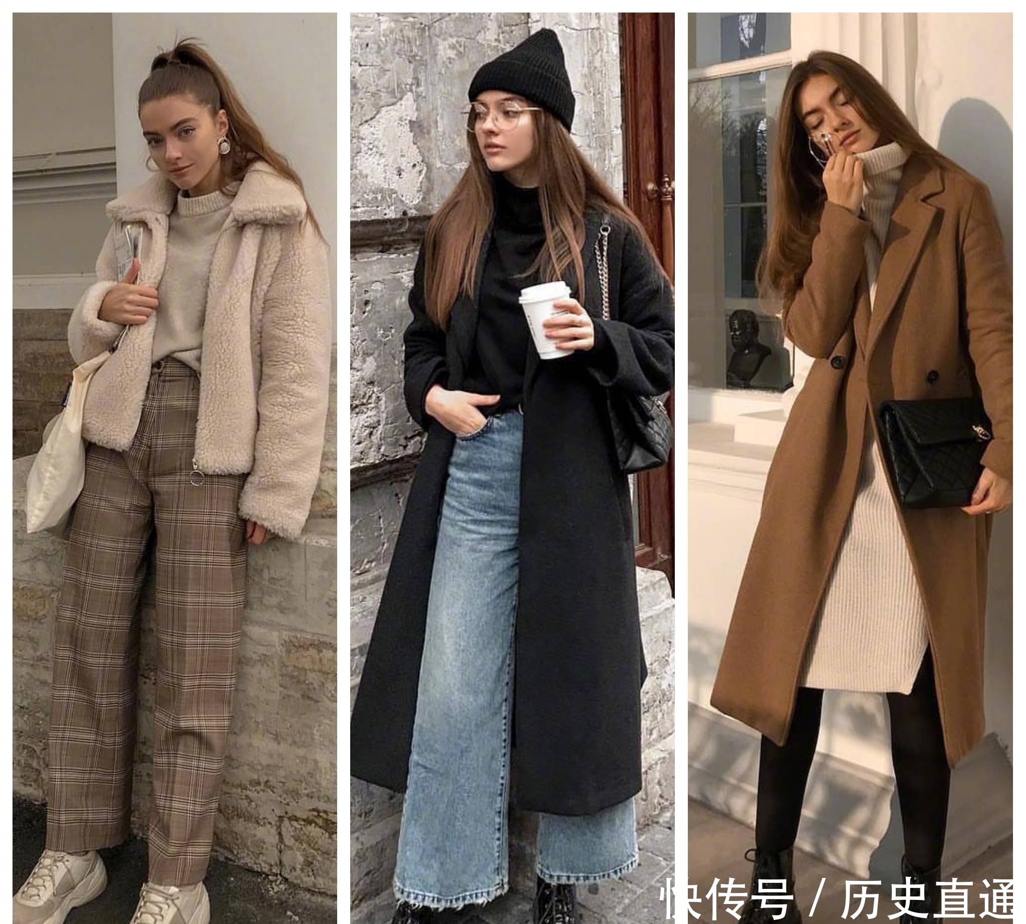 大衣|51套大衣搭配合集,各种颜色的大衣基本都集齐了