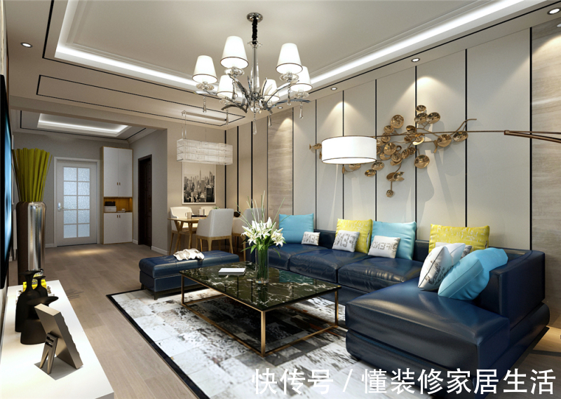 荷香园|90后小夫妻花5万元装修的现代风格,100平米二居室太赞了!-荷香园装修