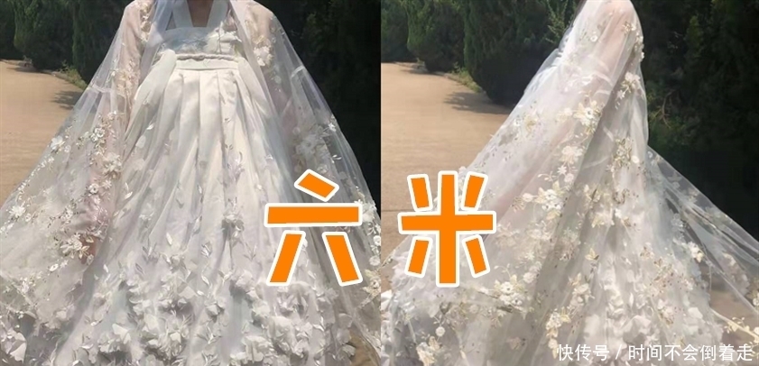 汉服转圈过时了?三米成桶,九米成花,看到十二米:像是在撒网!