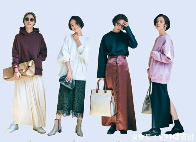 四五十岁的女人穿衣显年轻，必然会从这两方面着手，温柔又贵气