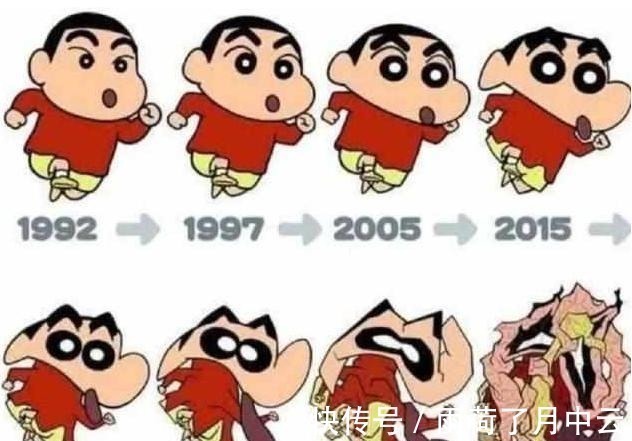 柯南|动漫角色“整容史”,网红脸型成为主流,柯南却退化成“猿人”!