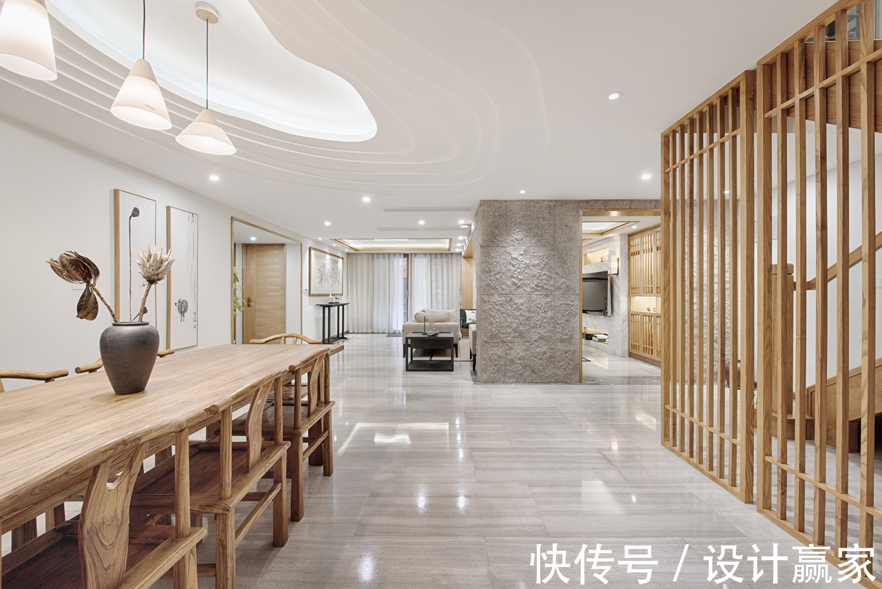 灰木纹|480㎡禅意空间,日式实木别墅,自然和谐宁静的家