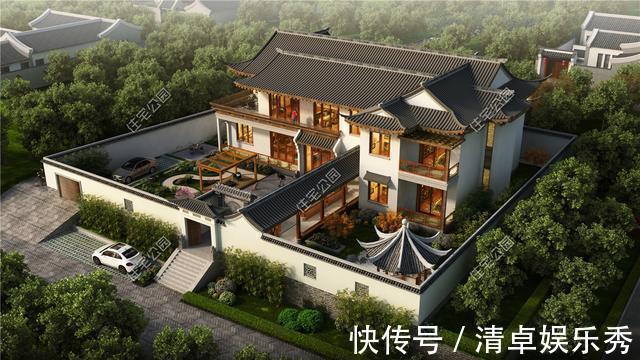 建筑面积|建房预算20万起,我帮你挑了这5套中式小院,哪套更好?