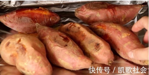 爱吃烤红薯的快收藏,这是烤箱版烤红薯的做法,香甜流糖汁