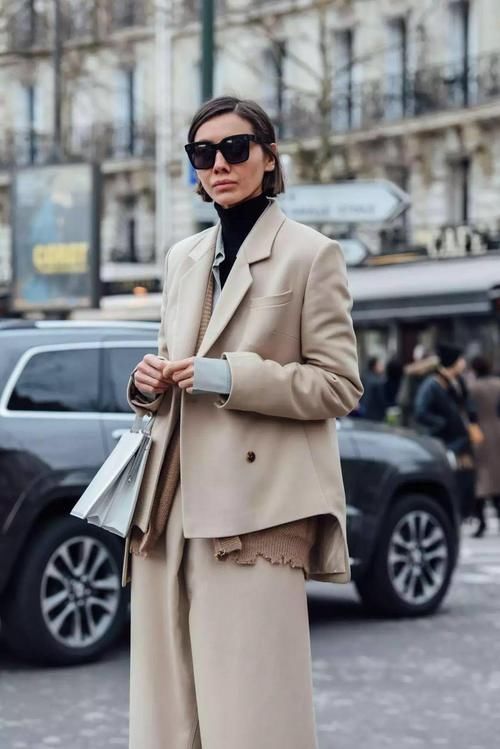 衬衫+毛衣，衬衫+高领=永不过时气质精！太美了！