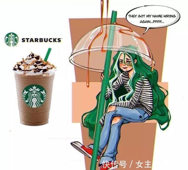 星巴克|画师笔下的零食拟人化,彩虹糖化身辣妹小萝莉,他的形象别具一格