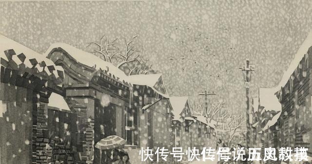 老照片&用铅笔画的胡同!笔法细腻逼真,像老照片一样!