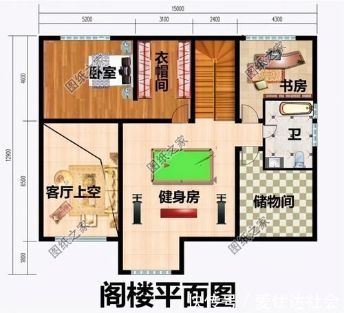 经济|一层半农村建房设计图，美观实用还经济，有这样的房子谁还住楼房
