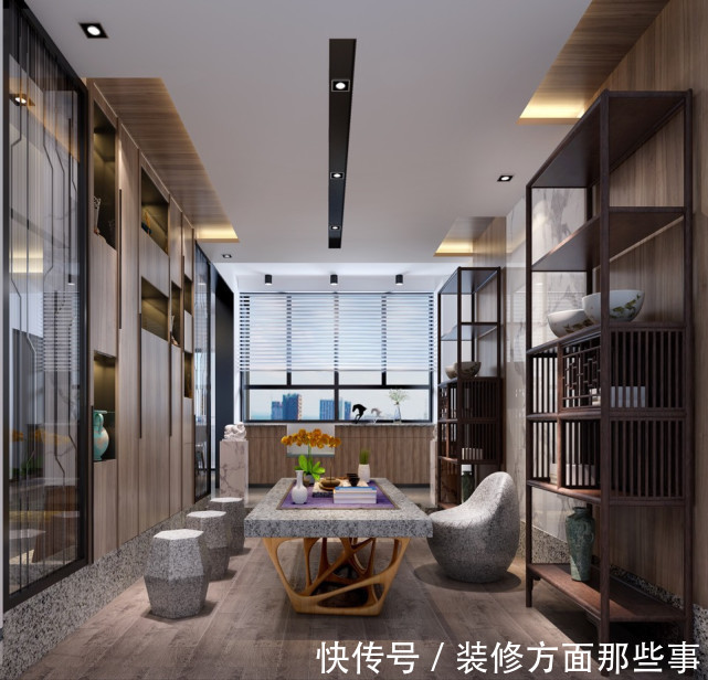 书房|140平现代简约风四居室,卧室太温馨了