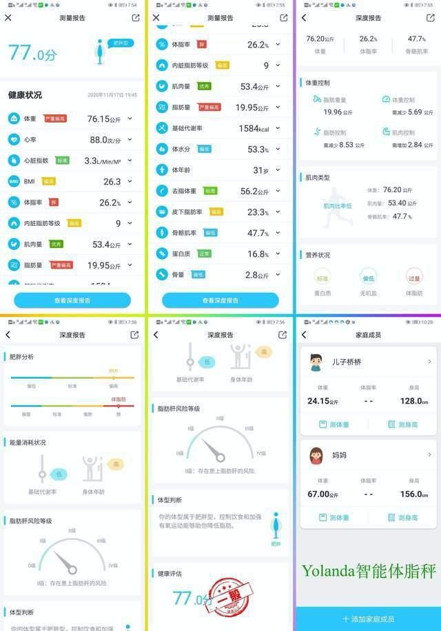 对比|百元智能体脂秤对比：云康宝Yolanda VS 华为 CH18