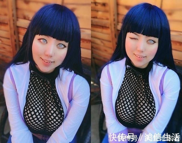 火影迷|火影忍者雏田真人版见过没第一张身材完美,第五张比本人美!