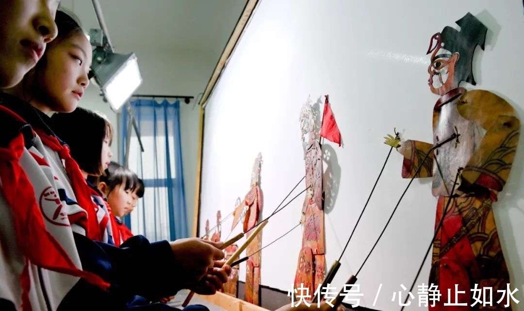 传承#邯郸冀南新区丨皮影进校园 非遗文化传承