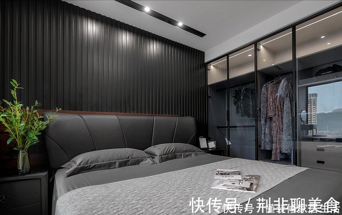 客厅|花15W装修104㎡三居室,现代风格实景,全房满满的高级感