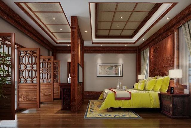 气派|49岁阿姨的315㎡别墅,全屋坚持红木装修,入户古典又气派!
