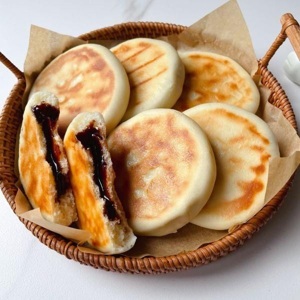 无需烤箱??零失败、超简单｜家常红糖发面饼