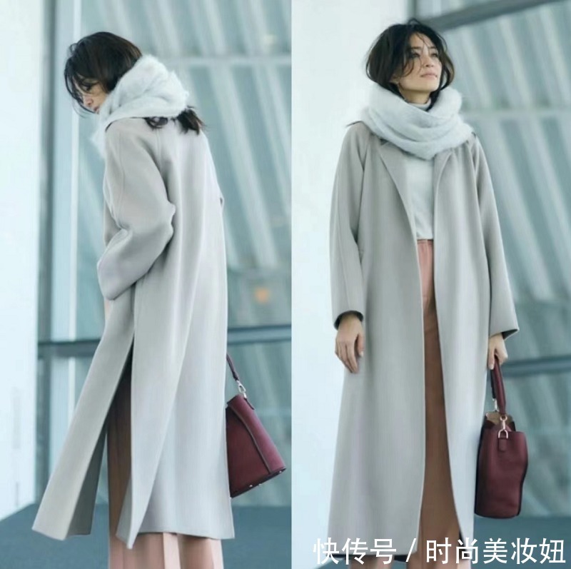 搭配|40岁女人要多穿“高级灰”大衣,优雅又时尚,年龄越大越显气质