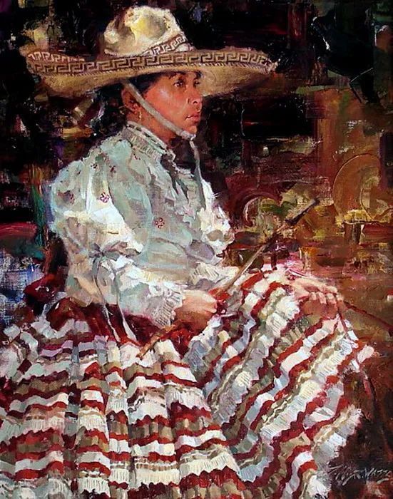 jeffrey|他的油画笔触粗犷又细腻，透着一种不可言说的美